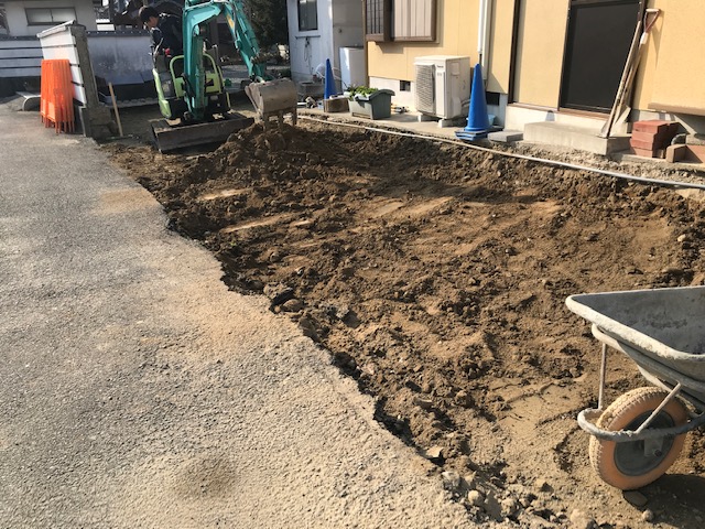 ＵＤ平板敷車庫拡張リフォーム