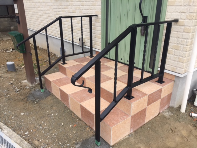 相生市N様邸手摺り工事施工後