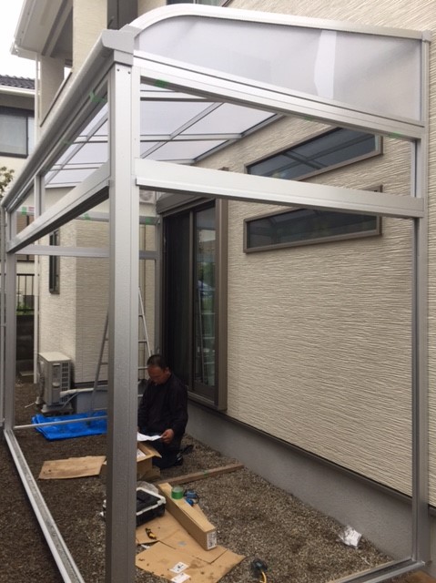 相生市M様邸サニージュ土間仕様施工中