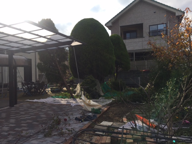 太子町T様邸剪定工事