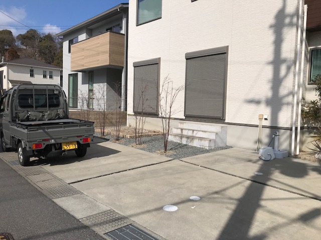 目隠しリフォーム　太子町エクステリアリフォーム