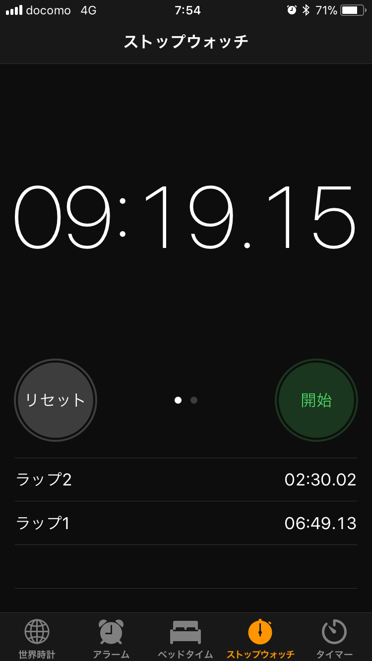 ランニングタイム