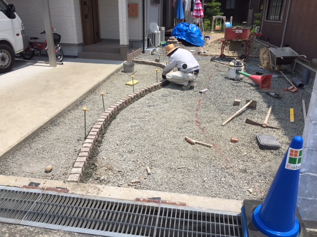 たつの市T様邸アプローチ工事