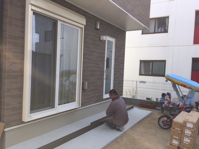 たつの市H様邸ウッドデッキ工事2