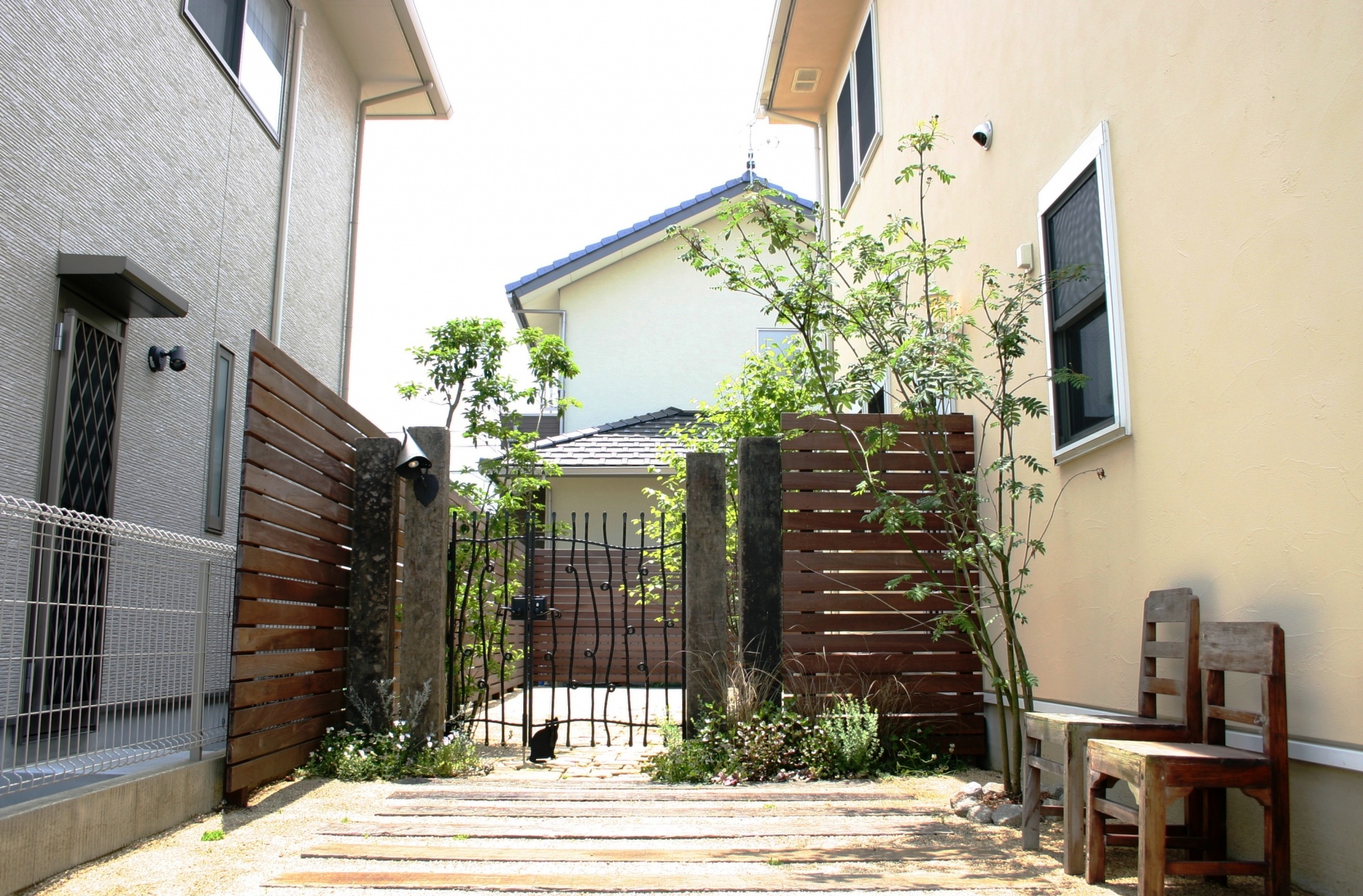 ナナカマド　ソヨゴ雑木の庭