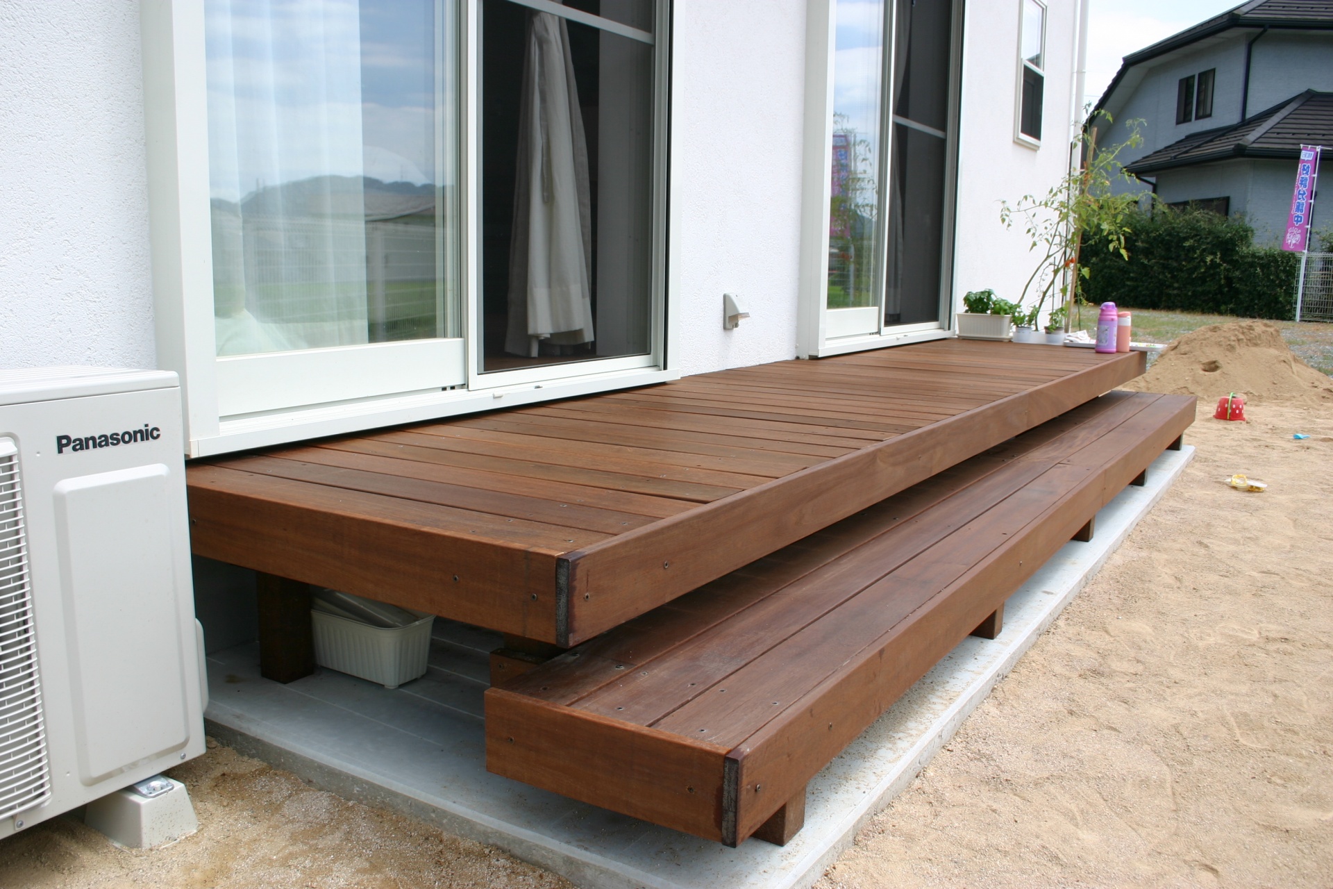 自然素材と自然石で可愛いい門回り　宍粟市K様邸4