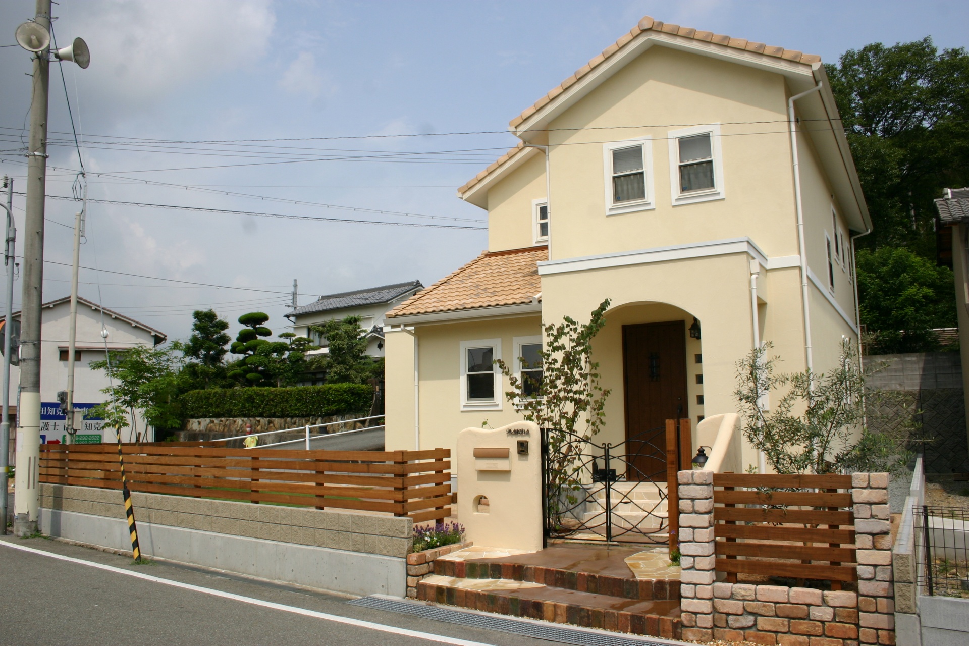 ハードウッド門袖塀2　エクステージ