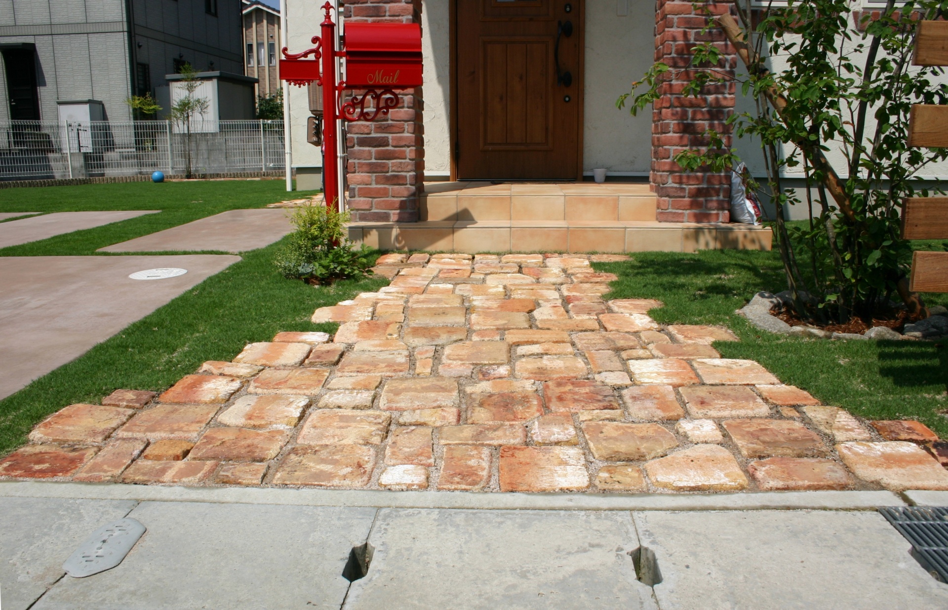 経年変化を楽しむ門周り　太子町K様邸5