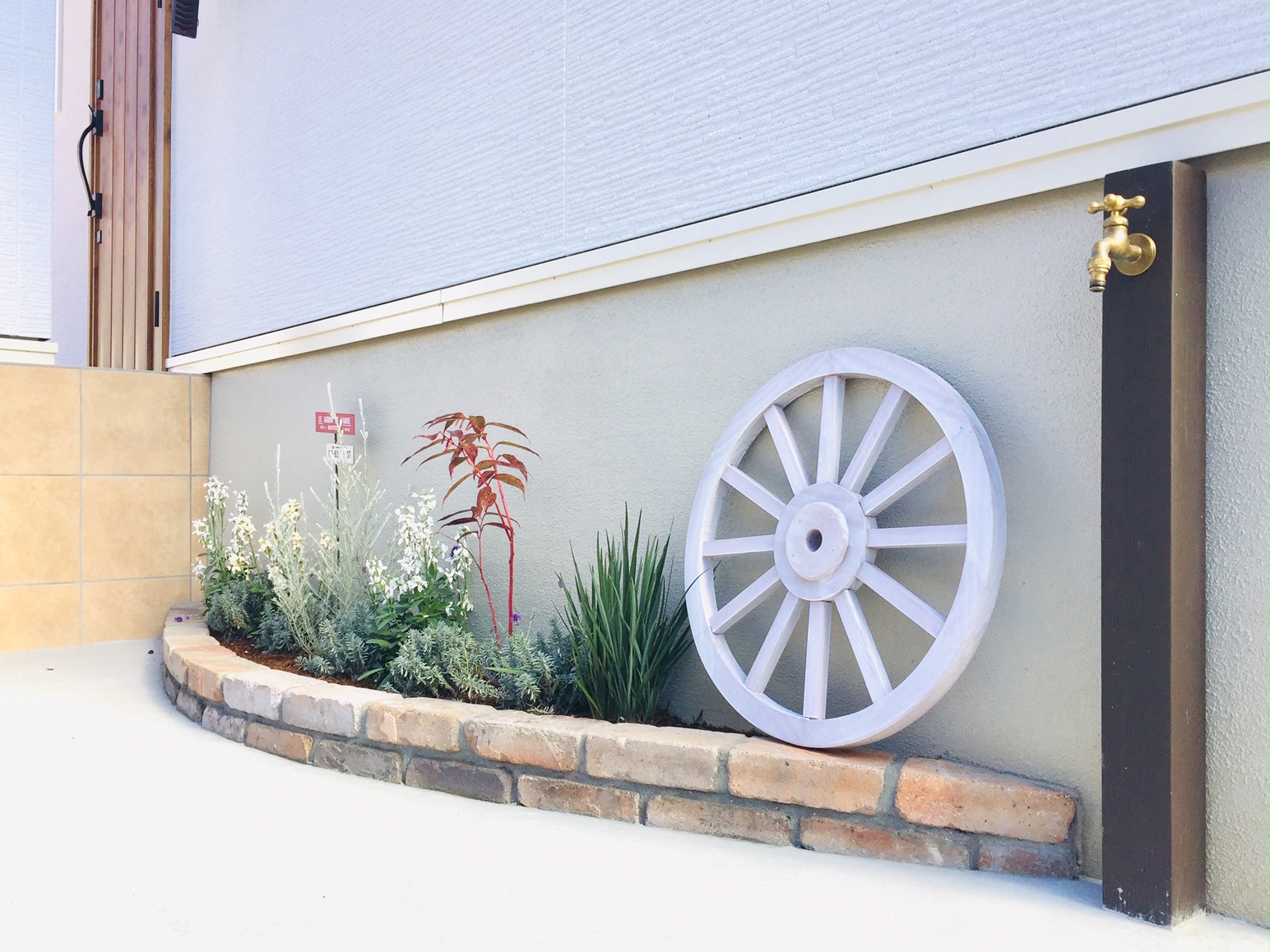 花壇アンティークレンガ