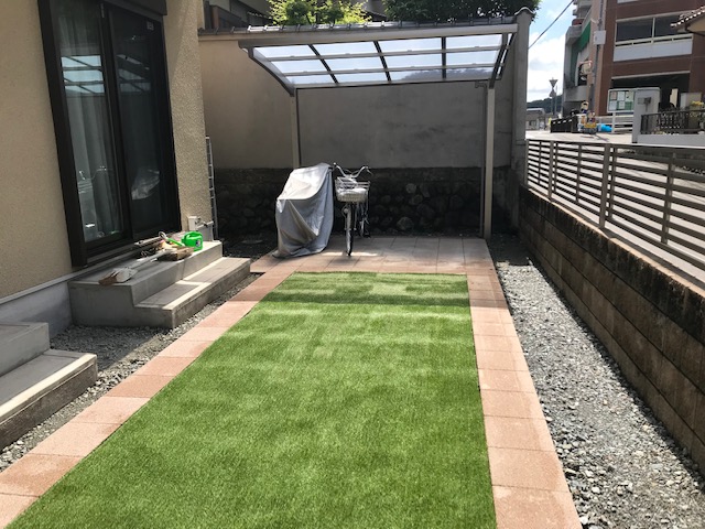 雑草対策　姫路　防草処理　