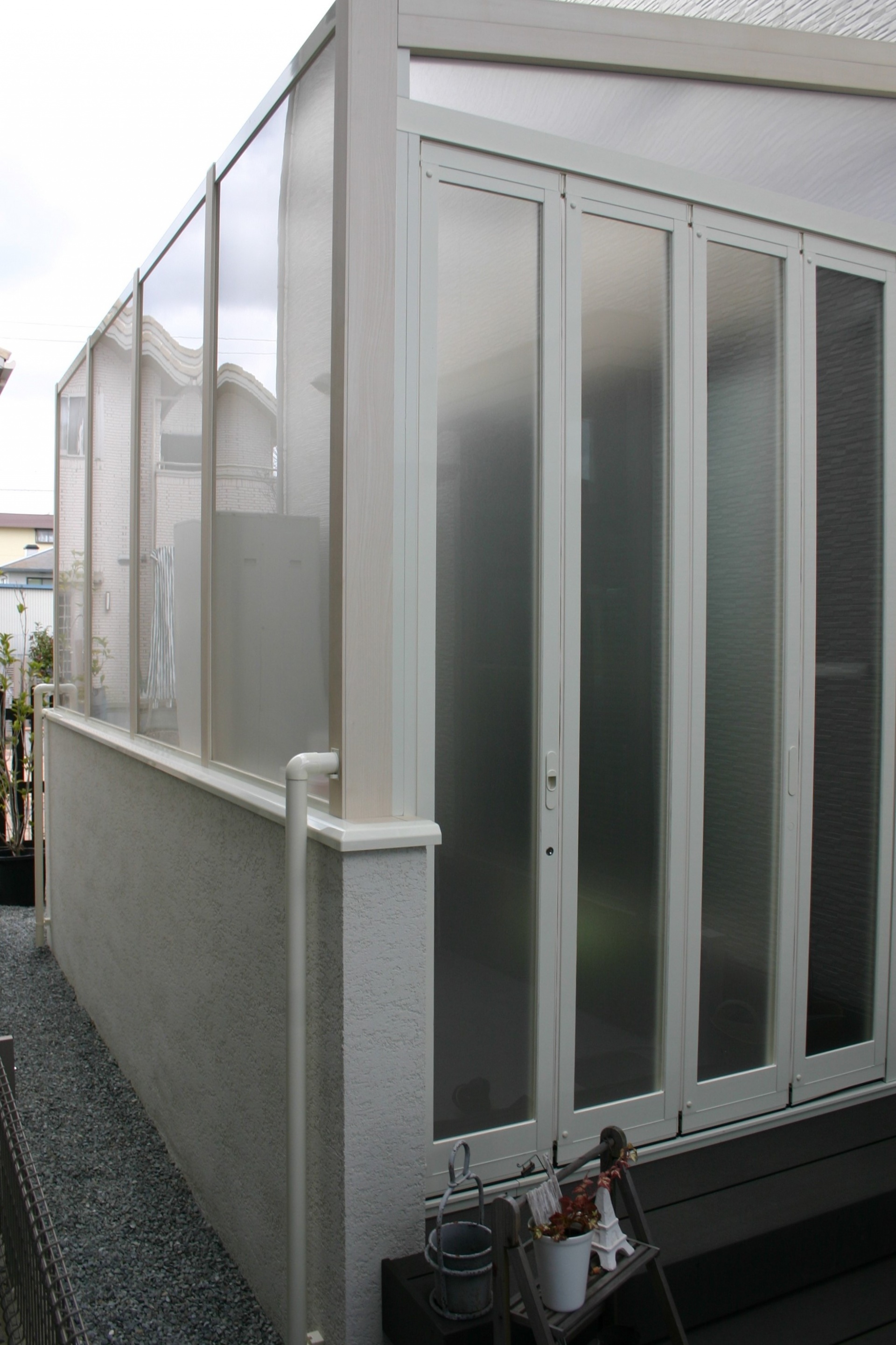 白で統一された空間　ココマガーデンルーム　たつの市A様邸3