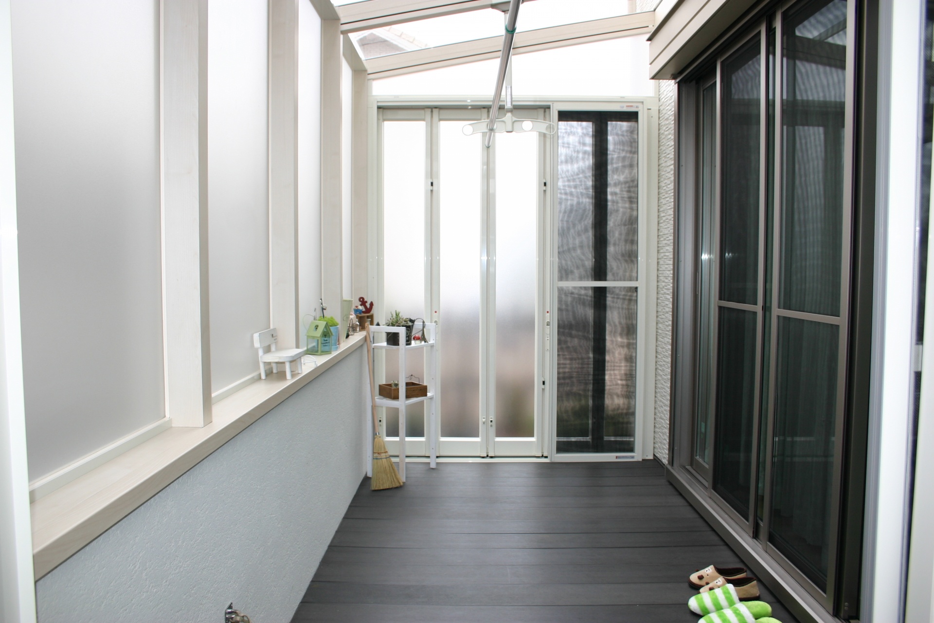 白で統一された空間　ココマガーデンルーム　たつの市A様邸5