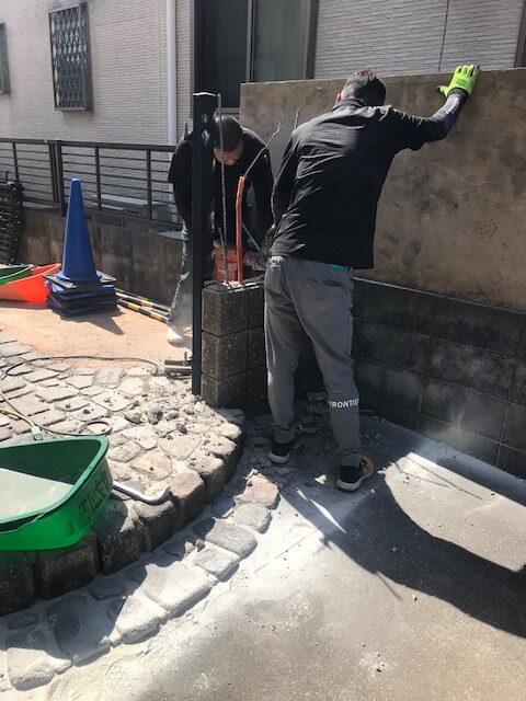 プチ車庫拡張工事