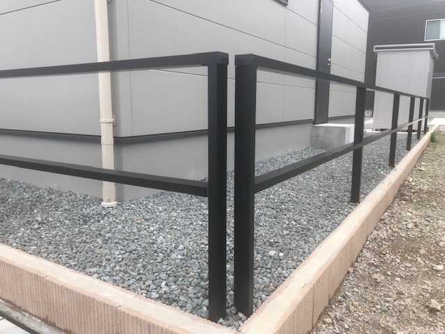 フラットバーフェンス　エクステージオリジナル　姫路 エクステリア柵