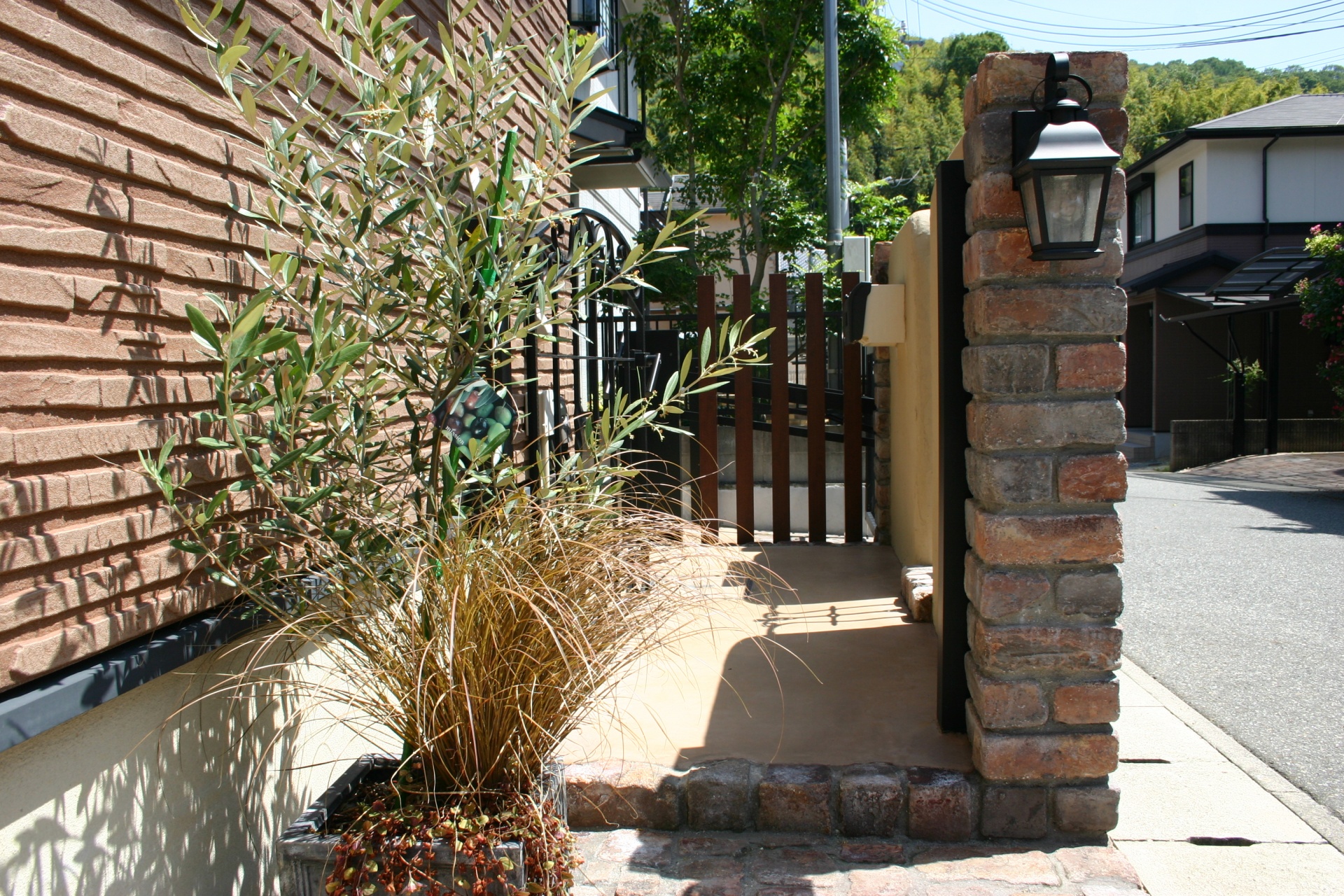 耐火煉瓦でクラシックなデザイン　太子町M様邸5