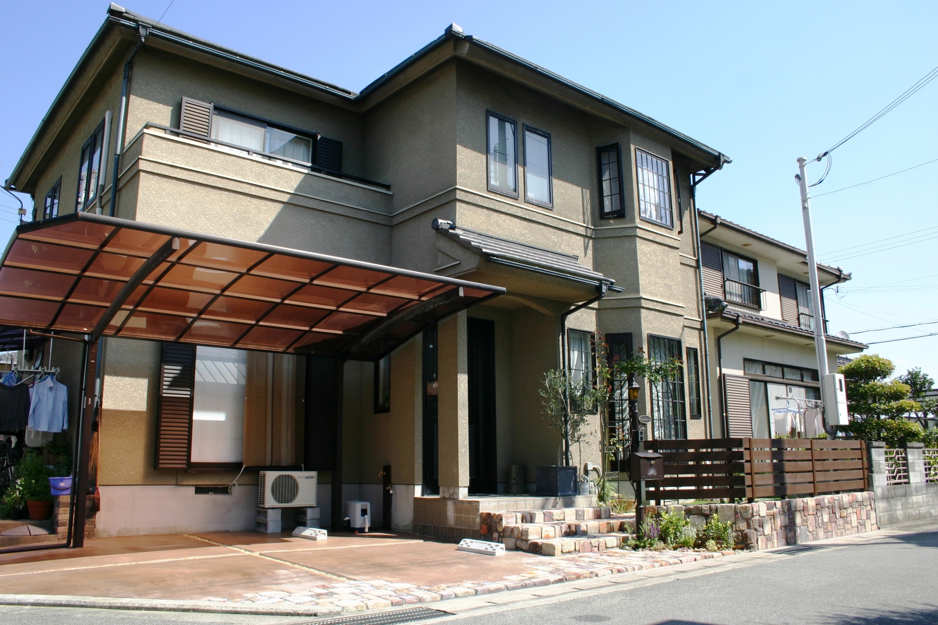 耐火煉瓦でおしゃれにリフォーム たつの市Y様邸完成1 耐火煉瓦でおしゃれにリフォーム たつの市Y様邸完成1