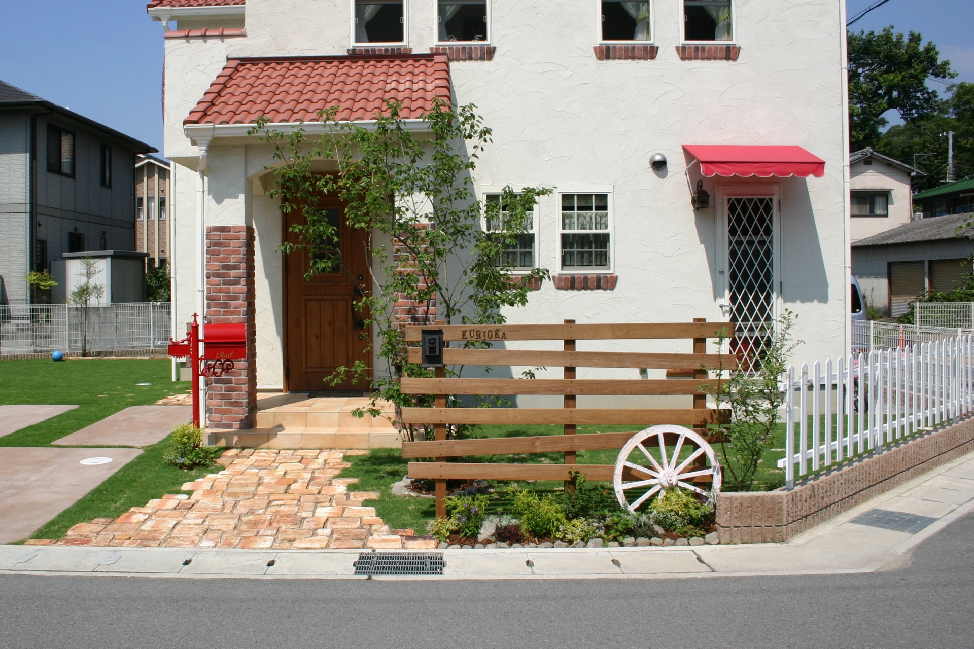 経年変化を楽しむ門周り　太子町K様邸3