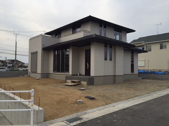 ナツハゼの陰影が美しい門回り　加古川市S様邸施工前