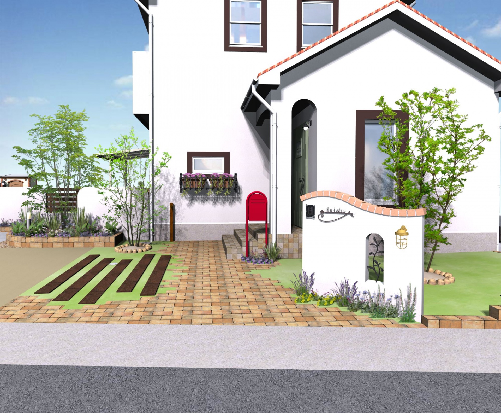 ファサードイメージパース ファサードイメージパース